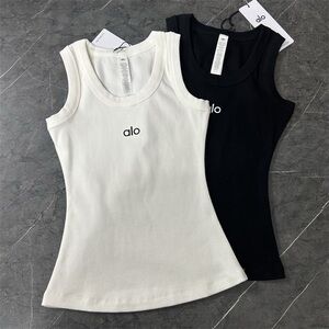 ALO Yoga Black and White Tank Tops